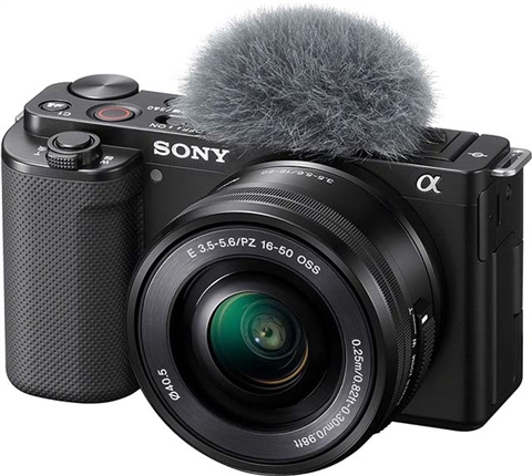 Sony ZV-E10 4K Vlog Camera 24.2MP + 16-50mm F/3.5-5.6 SELP1650 OSS, B